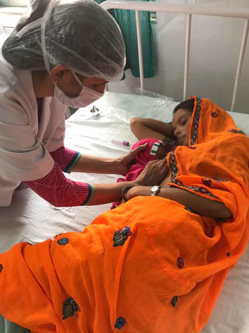 Lateral Breastfeeding Position After Cesarean